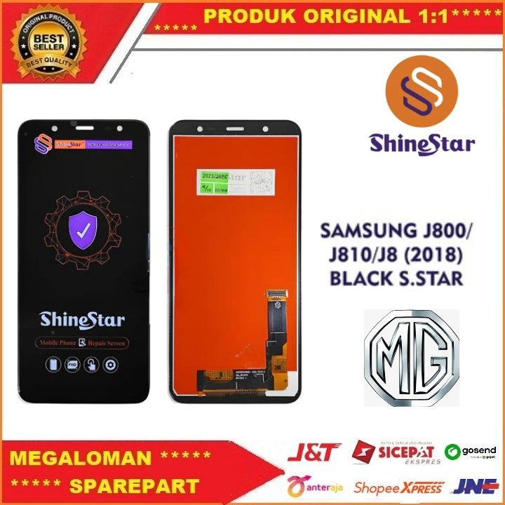 shinestar lcd ts original samsung j8 2018 j810