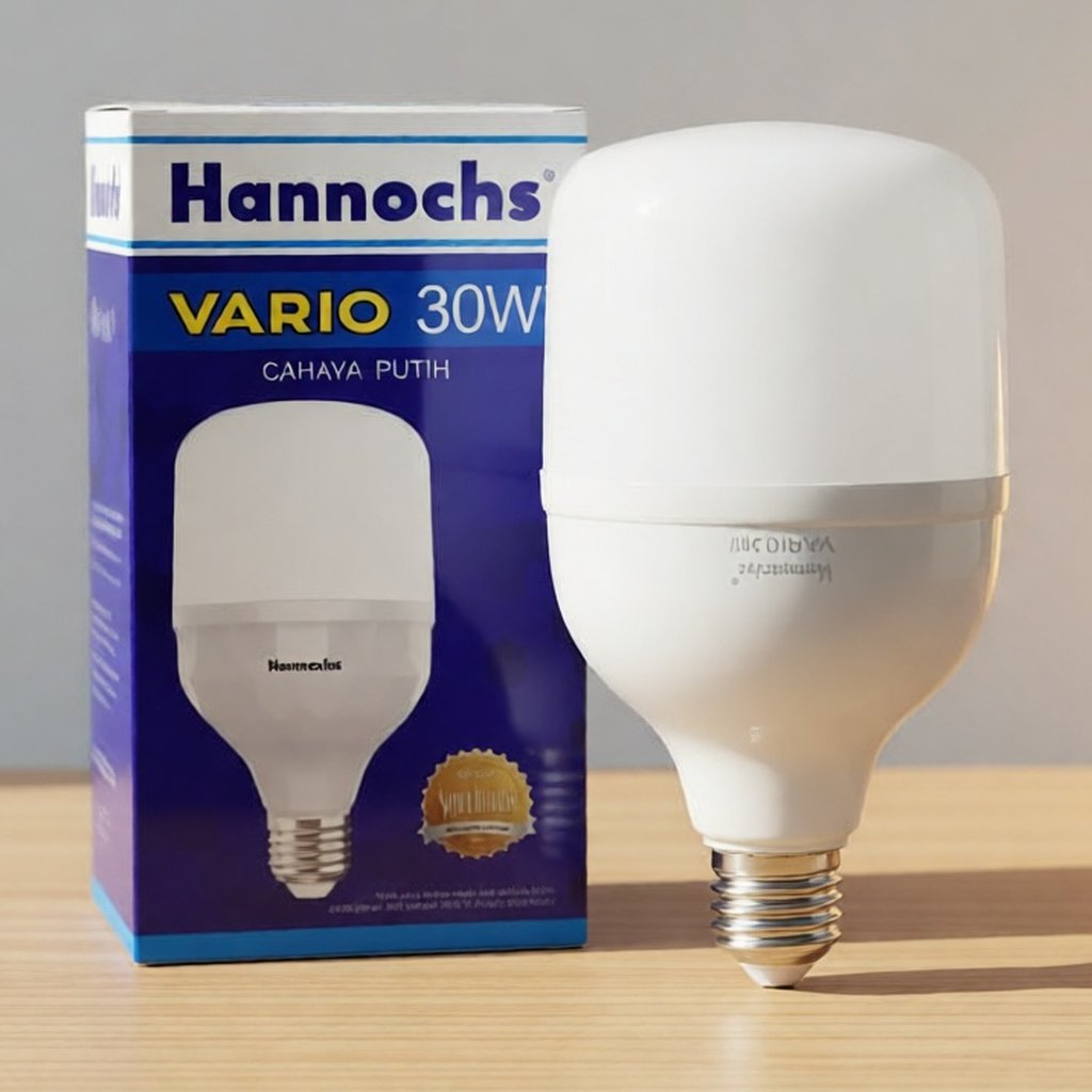 Lampu Led 30 Watt Cahaya Putih Hannochs Vario