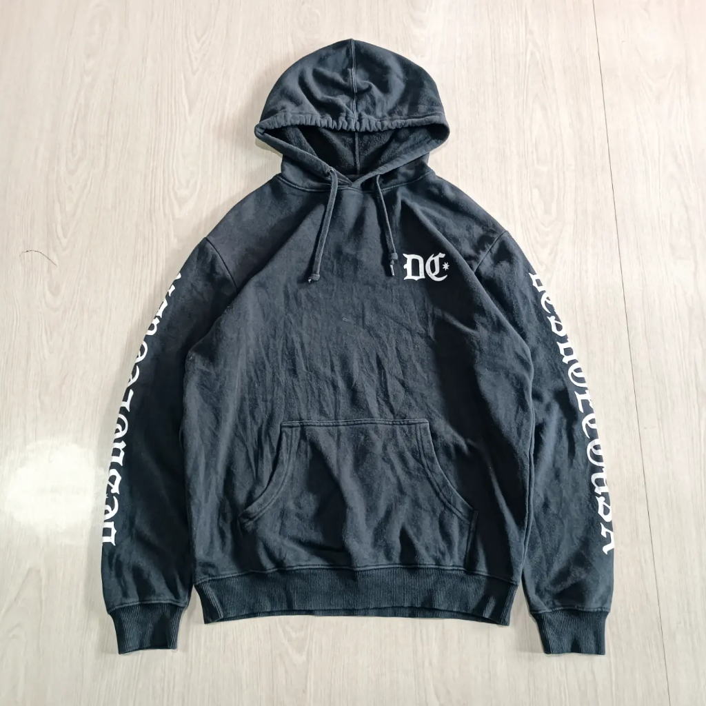 DC HOODIE  BLACK ORIGINAL