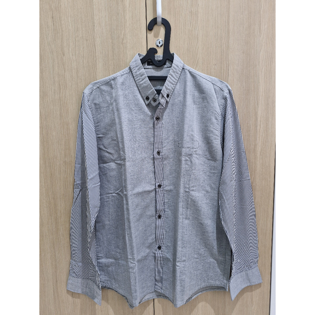 RM-F001 - Second - Kemeja Pria Lengan Panjang - Zara Man