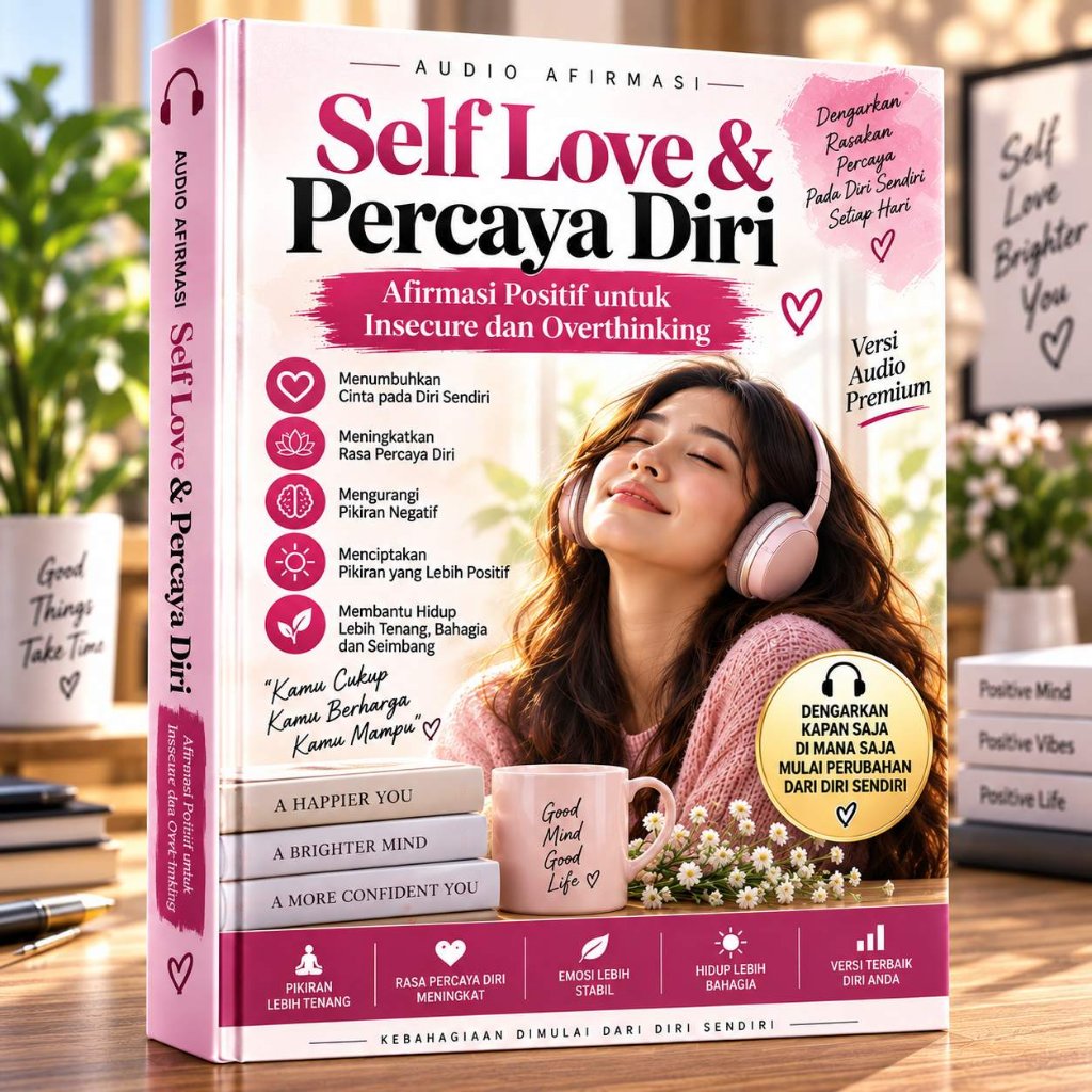 Audio Afirmasi Self Love & Percaya Diri – Afirmasi Positif untuk Insecure, Overthinking & Mindset Po