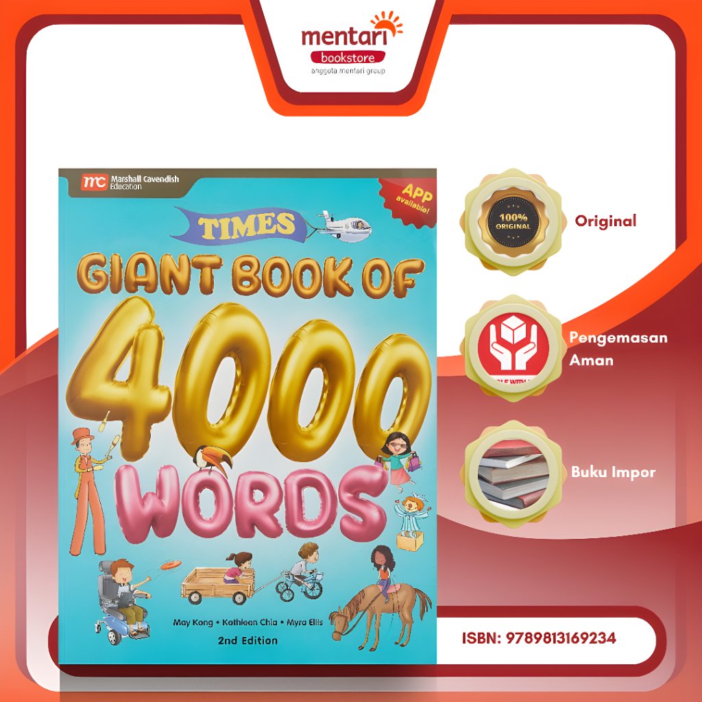 Times Giant Book of 4000 Words Edition Mantap untuk Sekolah