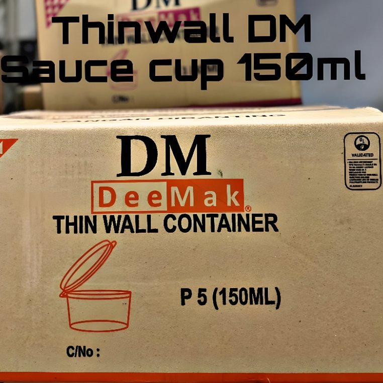 THINWALL SAOS SAMBAL KECIL 25ML, 35ML,50 ML DAN 80ML MEREK DM 1 DUS GROSIR