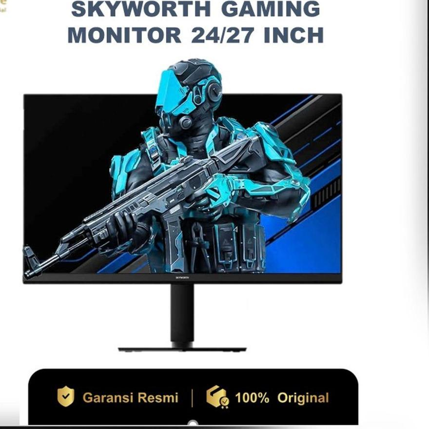 Monitor SKYWORTH 27" H27G30Q 24" H24G30Q FAST IPS QHD 2K 1440P 1MS 180HZ HDR10