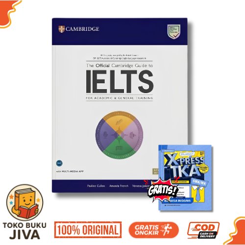 Buku The Official Cambridge Guide To Ielts For Academic & General Training - FREE Erlangga X-Press T