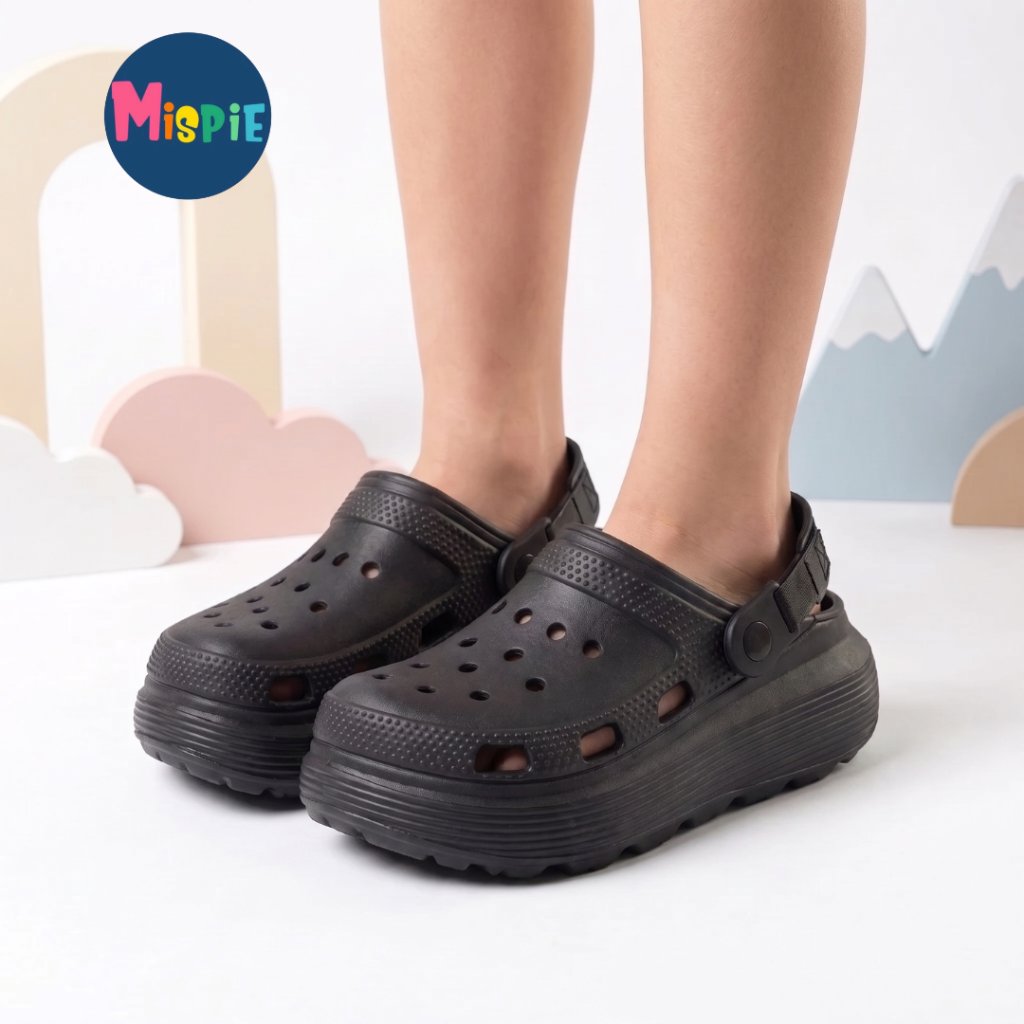 Sandal Mispie Dewasa Tertutup Black
