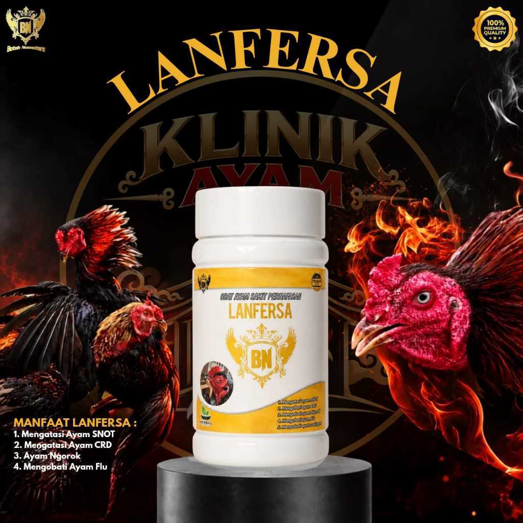 Obat Ayam Ngorok LANFERSA Ampuh Mengobati Penyakit Ayam Flu SNOT Crd & Ngorok obat ayam ngorok palin
