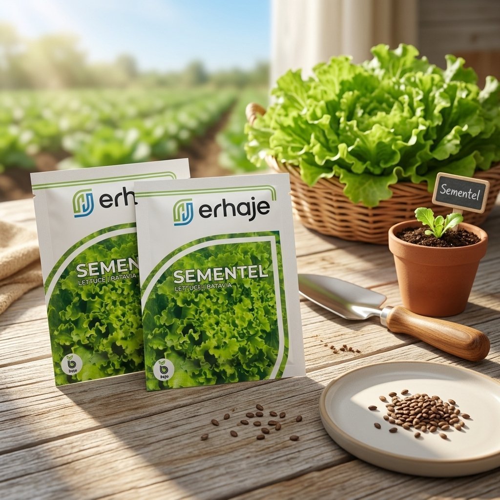 Benih Bibit Lettuce Batavia SEMENTEL 1000 Pills - Bejo Seed / Sementel