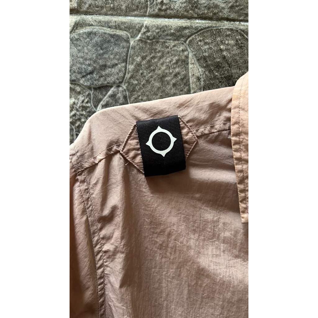 MA.STRUM OVERSHIRT CKRINKLED NYLON TAFFETA