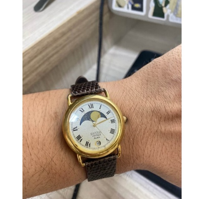 ALBA VINTAGE MOONPHASE super rare