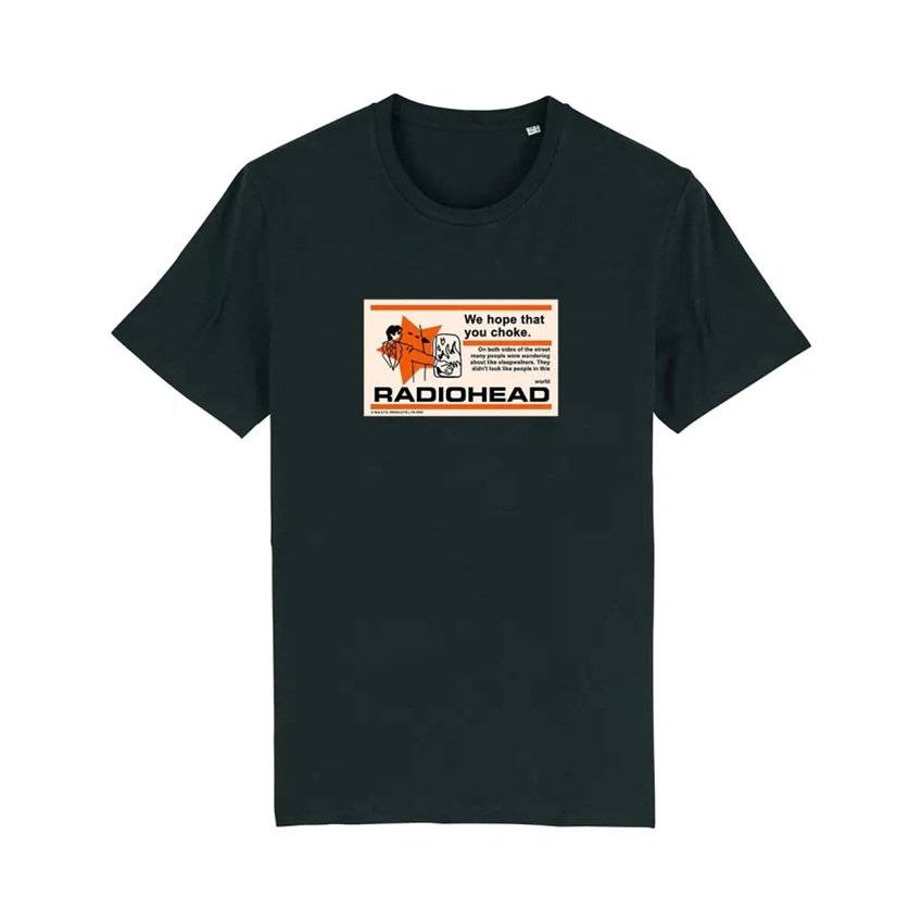 RADIOHEAD CHOKE TAG ASCOLOUR SIZE L T SHIRT