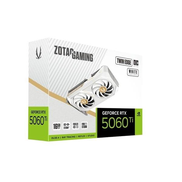 ZOTAC GEFORCE RTX 5060 TI 16GB TWIN EDGE OC WHITE EDITION