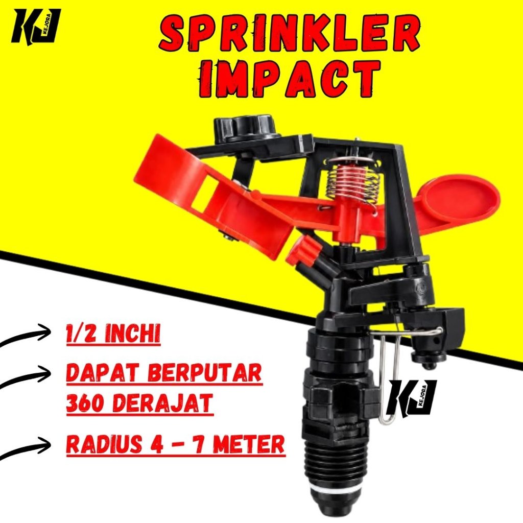 SPRINKLER IMPACT 1/2 INCH SPRINKLER TEMBAK ALAT SIRAM PERTANIAN NDARUFRAM