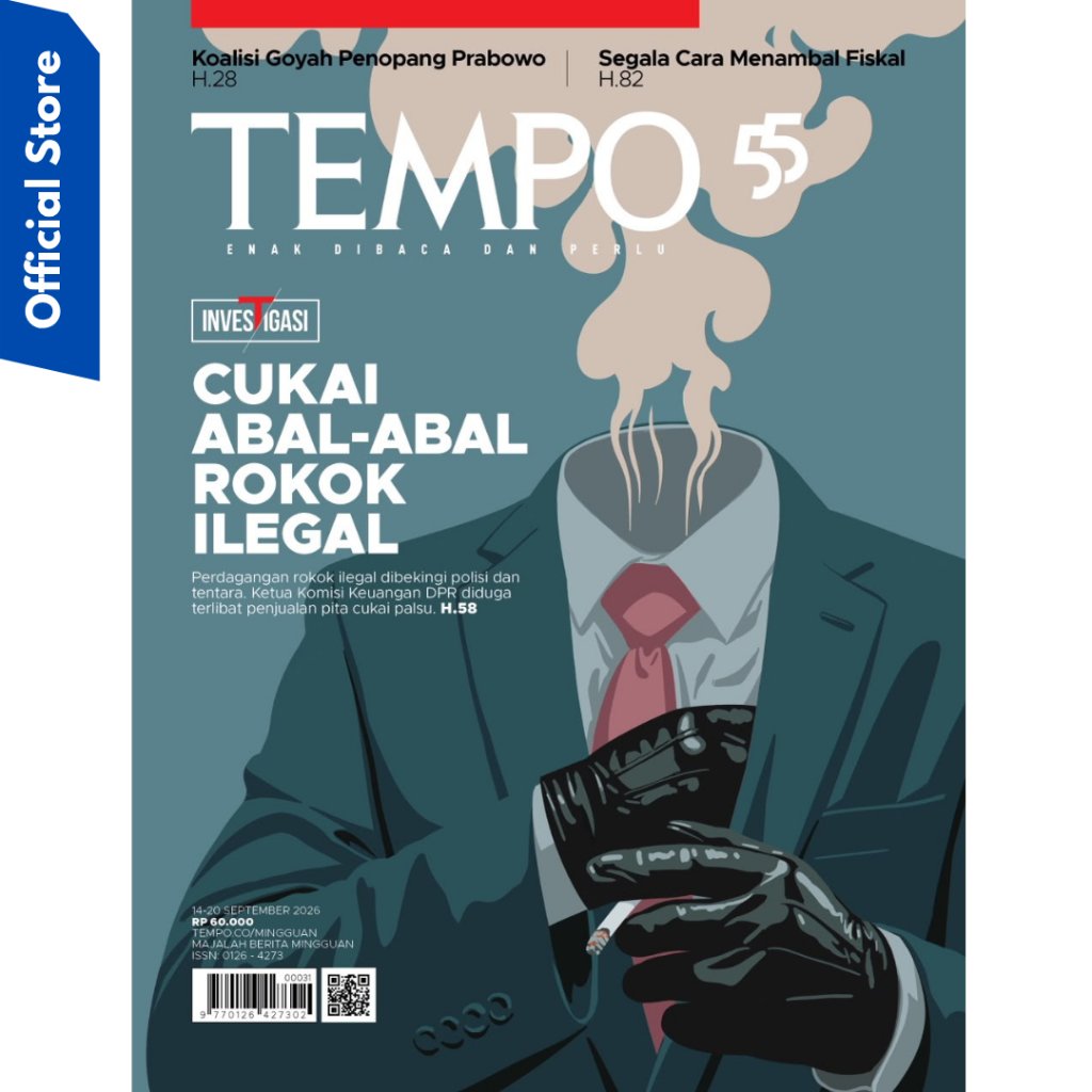 Majalah Tempo Ed 5531 Cukai Abal-Abal Rokok Ilegal Tanggal 14 September 2026