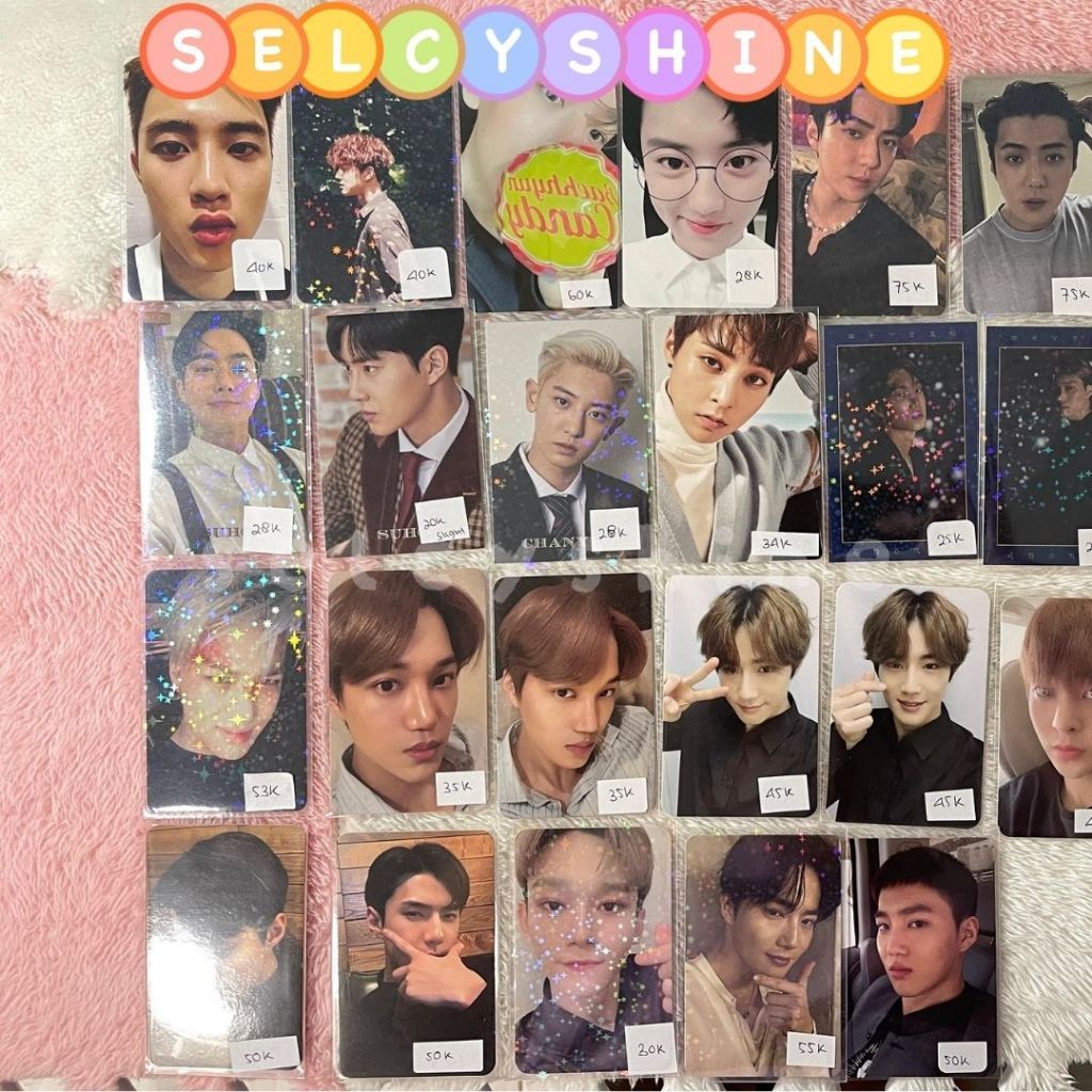 [Selcyshine] Official Photocard Exo ACE Kit 2019 / Welkit / SG2019 SG2020 / Lenticular / PB 2 / EXO 