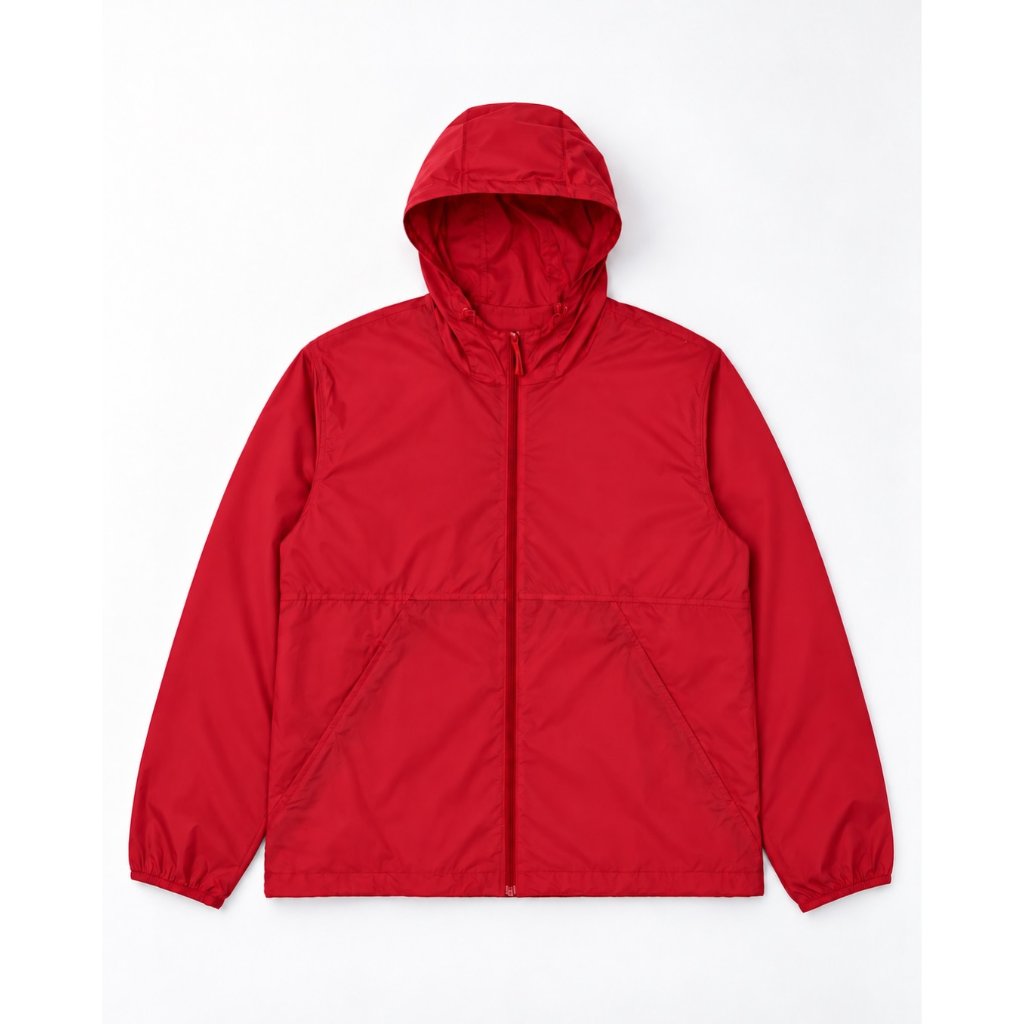 MUSINSA STANDARD RED WINDBREAKER JACKET | OUTERWEAR | SKl