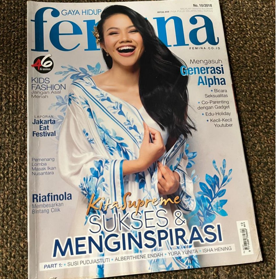 Majalah Femina Generasi Alpha 2018