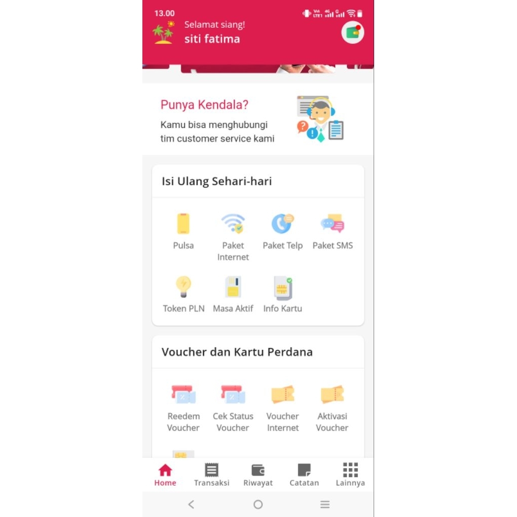 pulsa token top up
