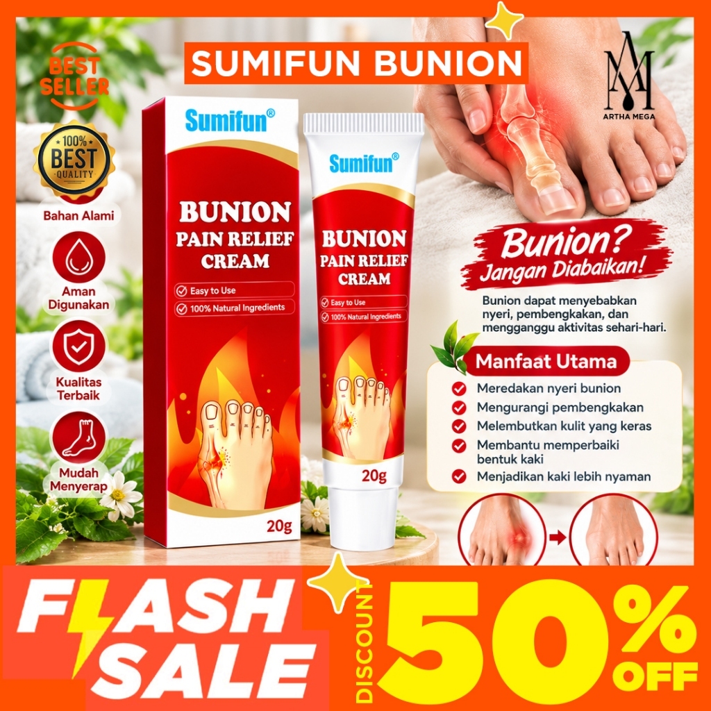 [TERMURAH ] SUMIFUN BUNION Salep Cream Pereda Sakit Nyeri Otot Bunion Lutut Pegal Linu / Otot Remati