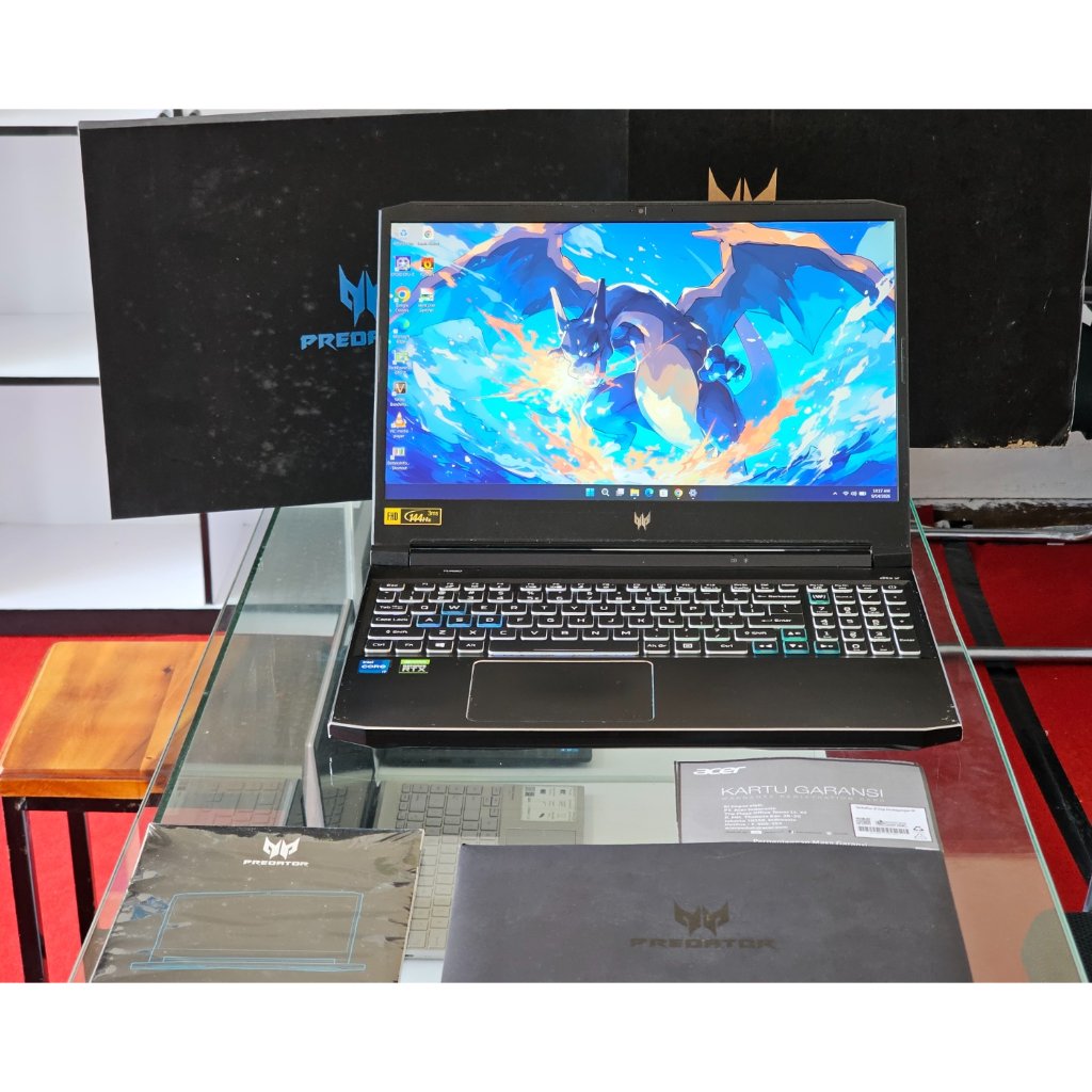 ACER Predator Helios 300 intel Core i7 Gen 11 Ram 16 GB SSD 512 GB Nvidia RTX 3070 144 Hz RGB Gaming