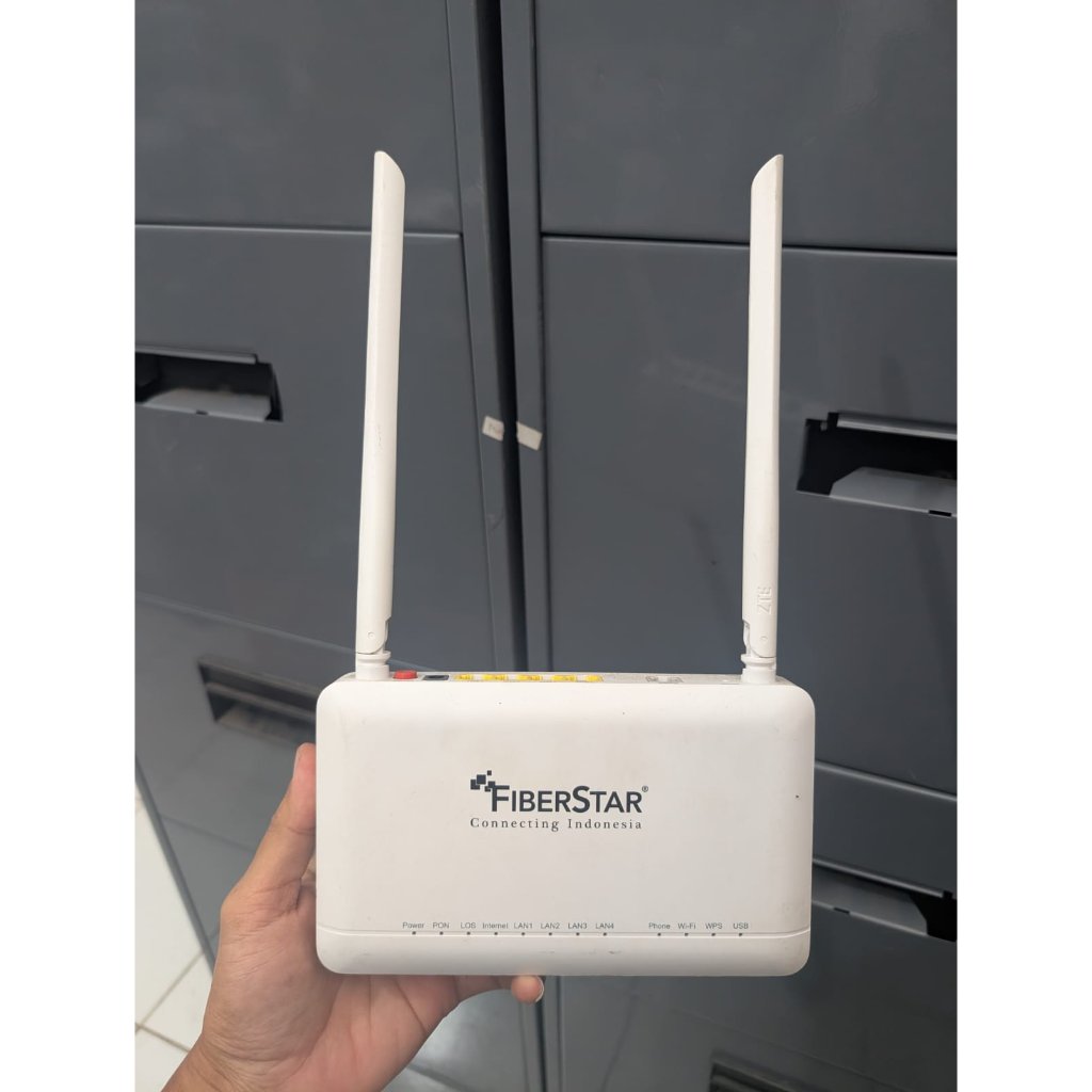 Router Modem GPON ONT ZTE F609 Bekas / Second Normal + Adaptor - FiberStar