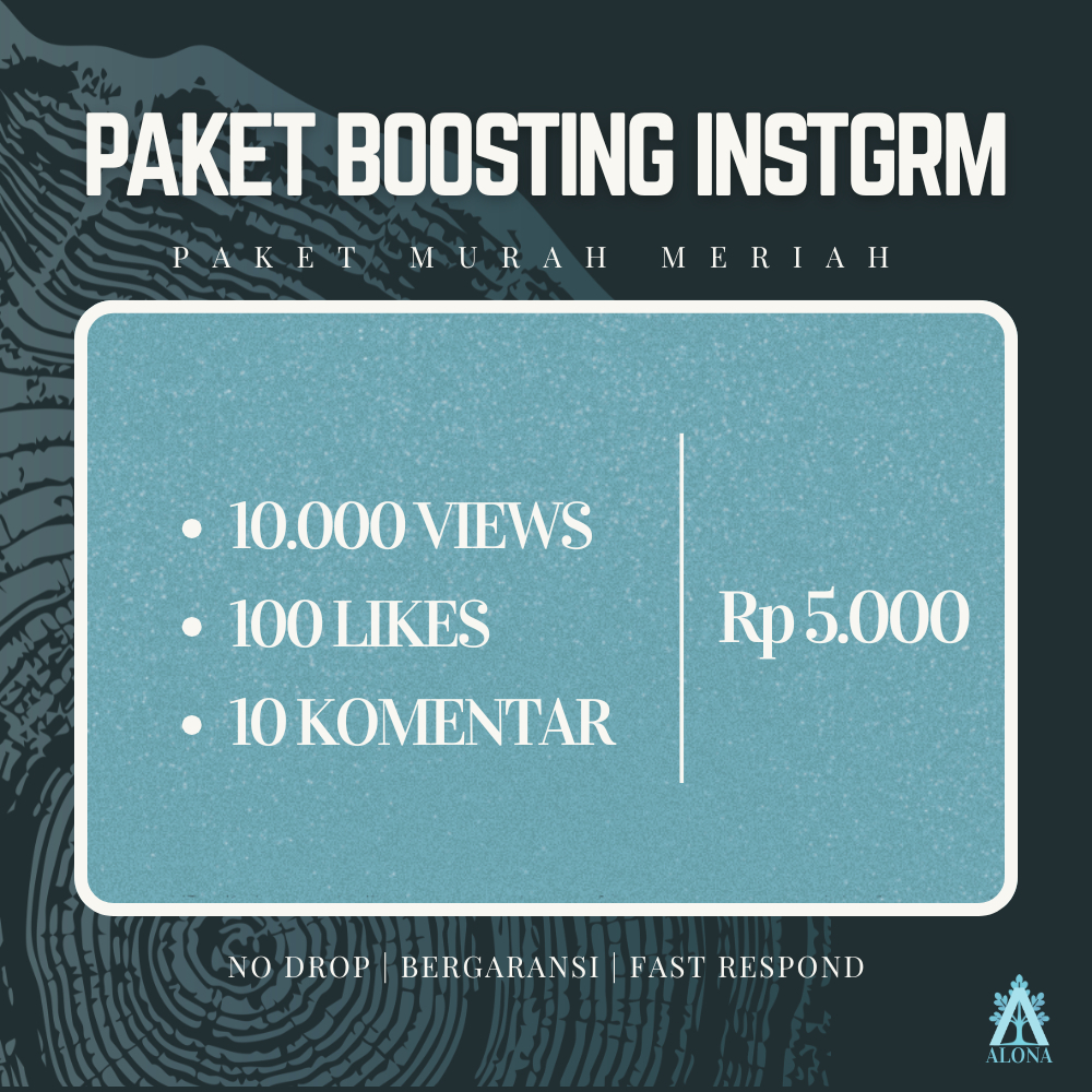 Paket Boosting Reels Instagram - Views, Likes - Paket Reels IG PERMANEN