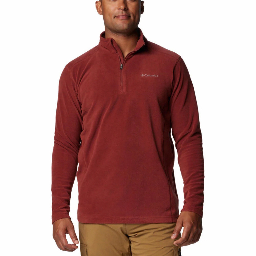 Jaket Laki laki Columbia Men's Klamath Range II Half Zip Fleece Pullover Jacket Polar Spice