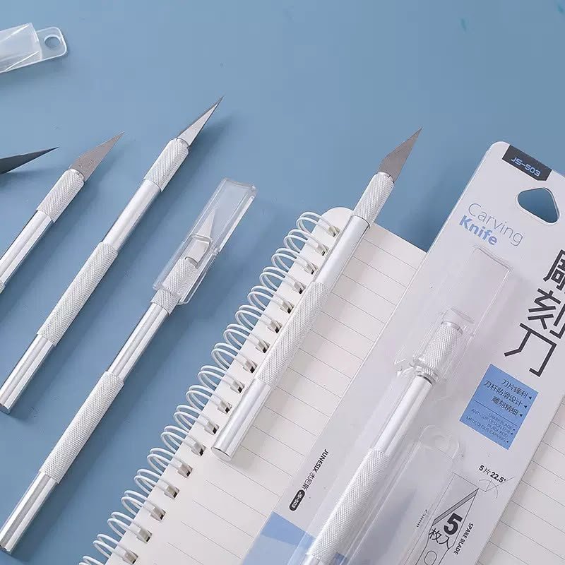 Pisau Ukir Seni Art Knife Cutter Pen Craft Pen Cutter Art Hobby Knife
