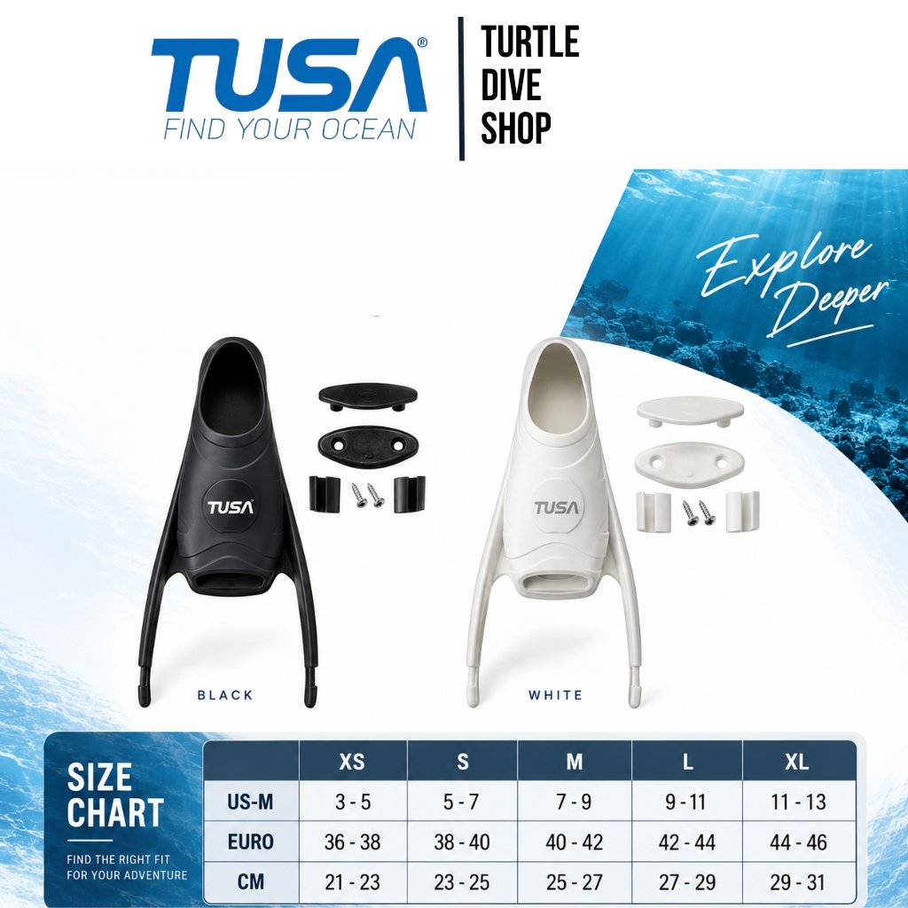 Foot Pocket Tusa Lapis Freediving Sepasang