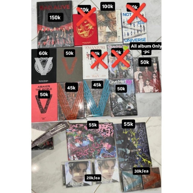 ALBUM ONLY WAYV NCT Take off totms totm take over the moon sequel kick back atw awaken the world jew
