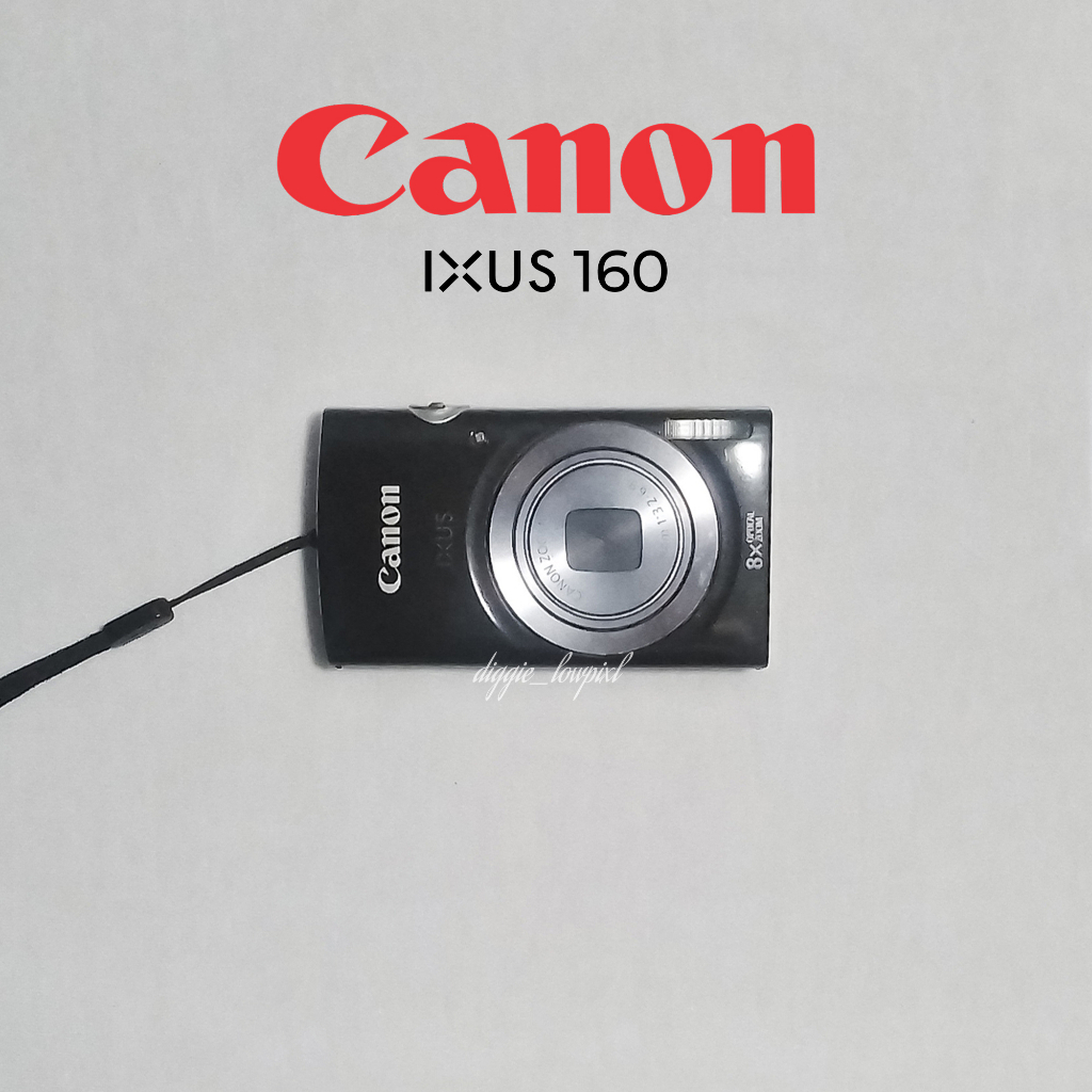 Digicam / Kamera Digital Canon IXUS 160 MP 20 MP - Black