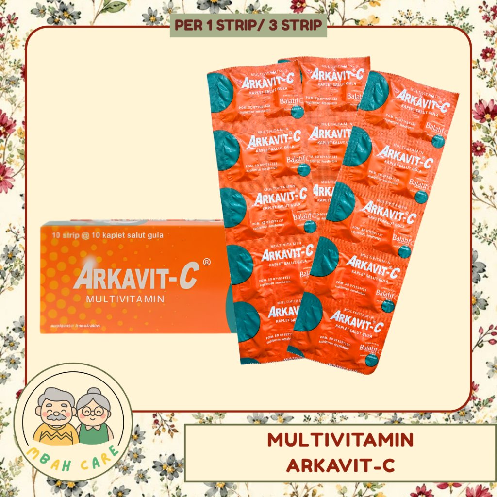ARKAVIT-C Multivitamin - Suplemen Vitamin C & B Kompleks
