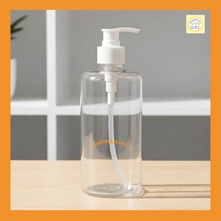 BOTOL SABUN CAIR PUMP 500 ML PET BENING / BOTOL PUMP 500 ML