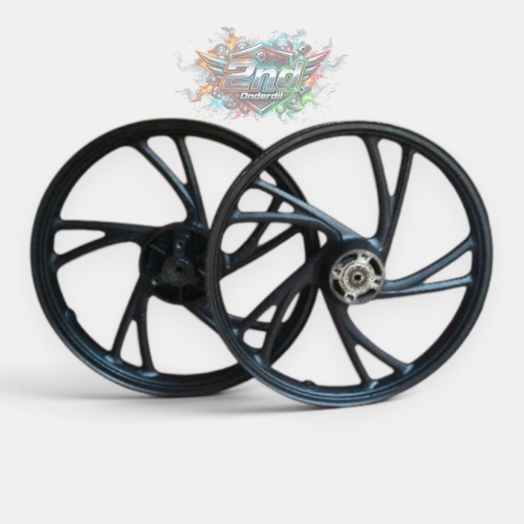 resing axelo double disc/velg racing suzuki shogun axelo double disc original depan belakang ring17