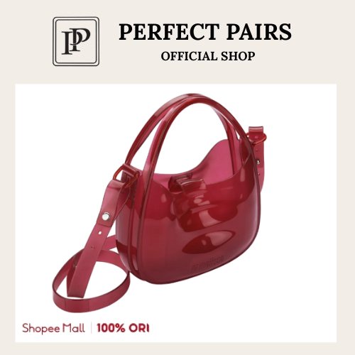 Melissa Mirror Bag Transparent Red