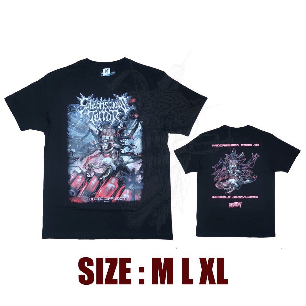 TSHIRT - SUBCONSCIOUS TERROR - CHAOTIC DIFFUSION