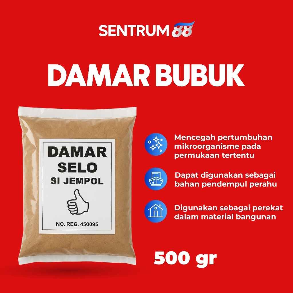 DAMAR BUBUK DAMAR KAYU SELO 500 GRAM | RESIN DAMAR BUBUK UNTUK BERBAGAI KEBUTUHAN