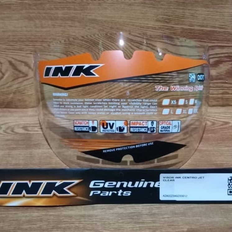 Visor helm ink centro / kaca helm ink centro original