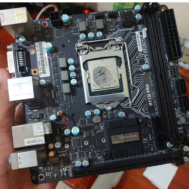 MSI H110i Pro dan i3 6100 Mini Itx