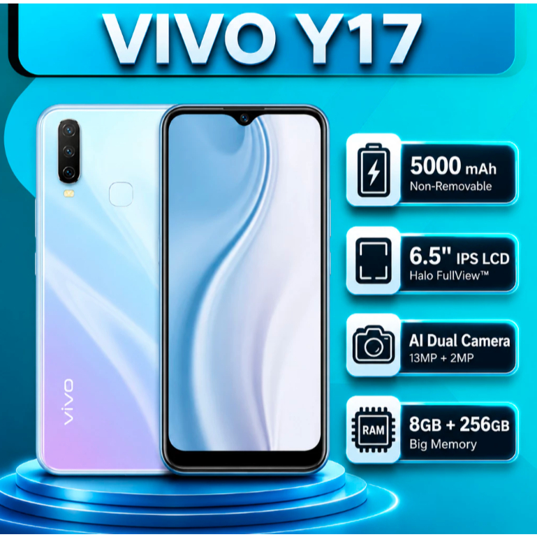 HP Smartphone Vivo Y17 RAM 8-256GB ANDROID