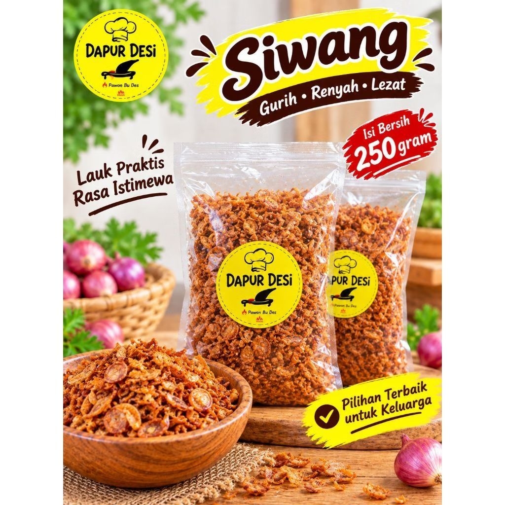 250 gr SIWANG PEDAS Terasi Bawang || SIWANG PEDAS || SIWANG ENAK || SIWANG GURIH || SIWANG MURAH || 