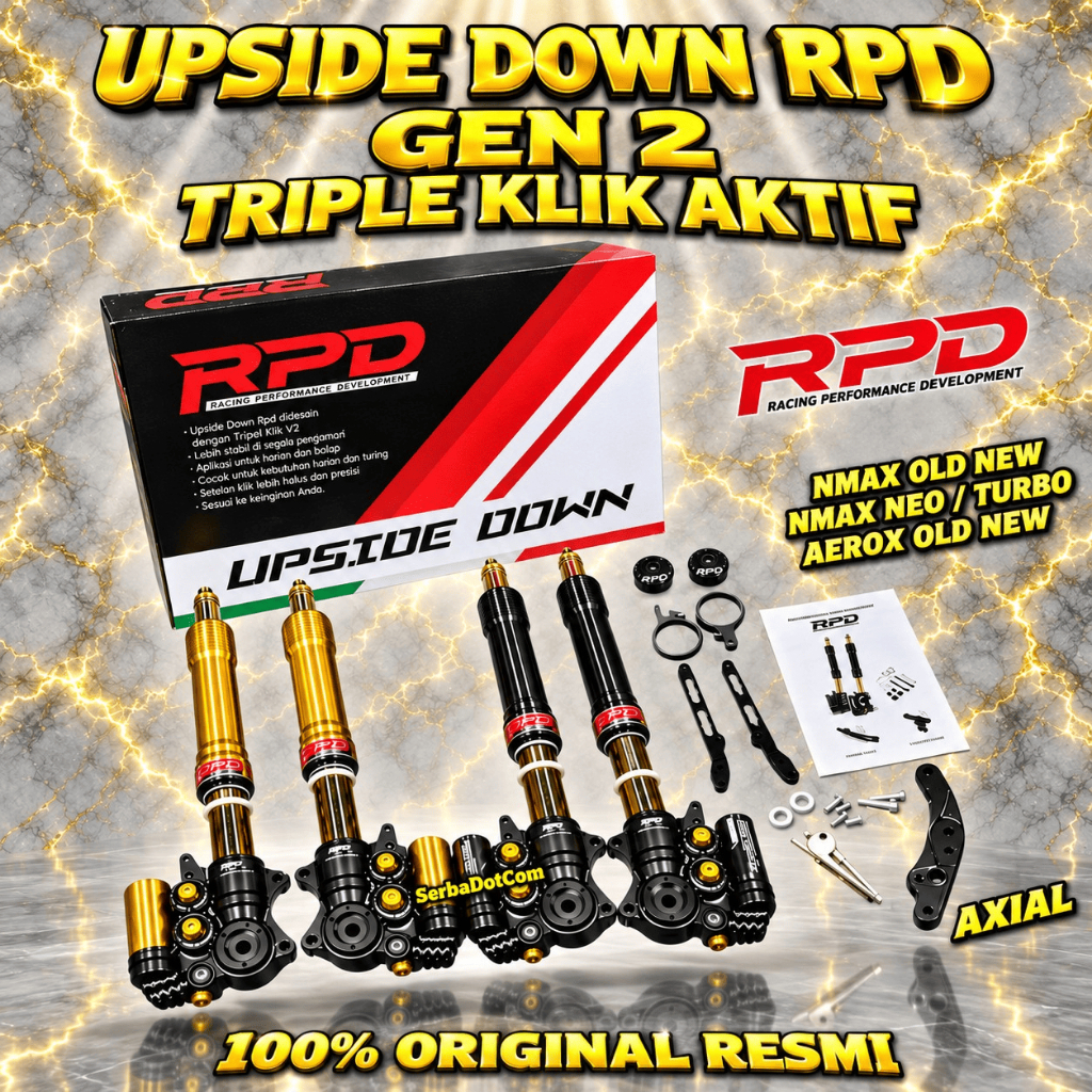 SHOCK SKOK DEPAN UP SIDE DOWN UPSIDE DOWN USD RPD GEN 2 ORIGINAL NMAX OLD NEW NEO TURBO AEROX ALPHA 