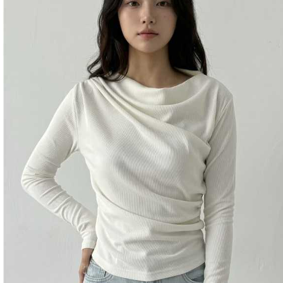 eleni - TOP Blouse Wanita SADIRA | APRIL TOP | Atasan Knit Wanita Korean Top Baju Knit Wanita Lengan
