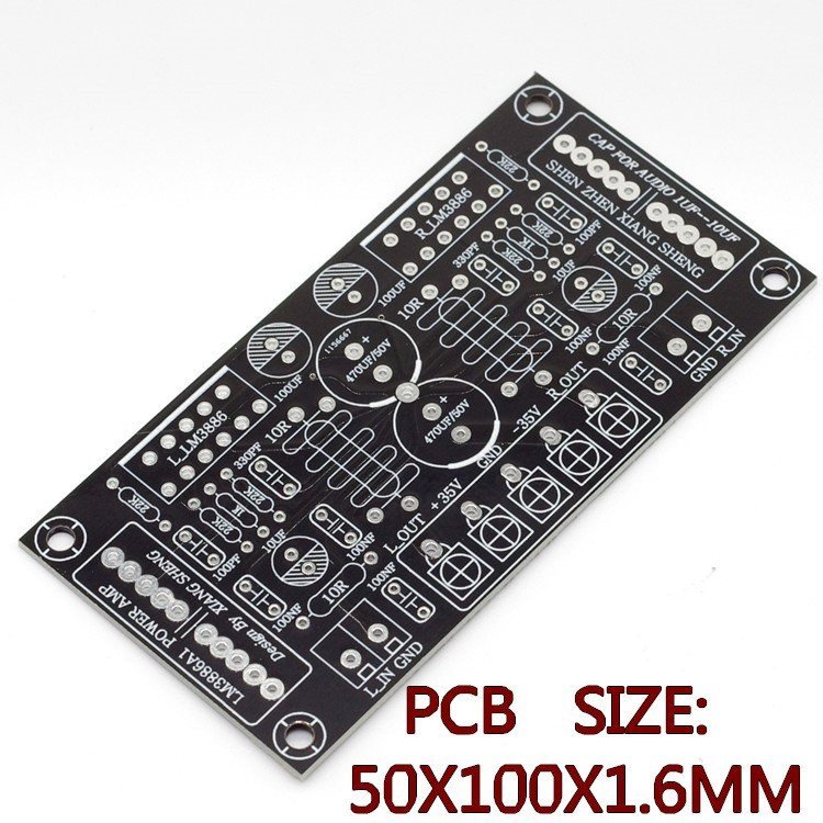 PCB Gain Clone 1 Way 2 way LM3886 Amplifier With Upc1237