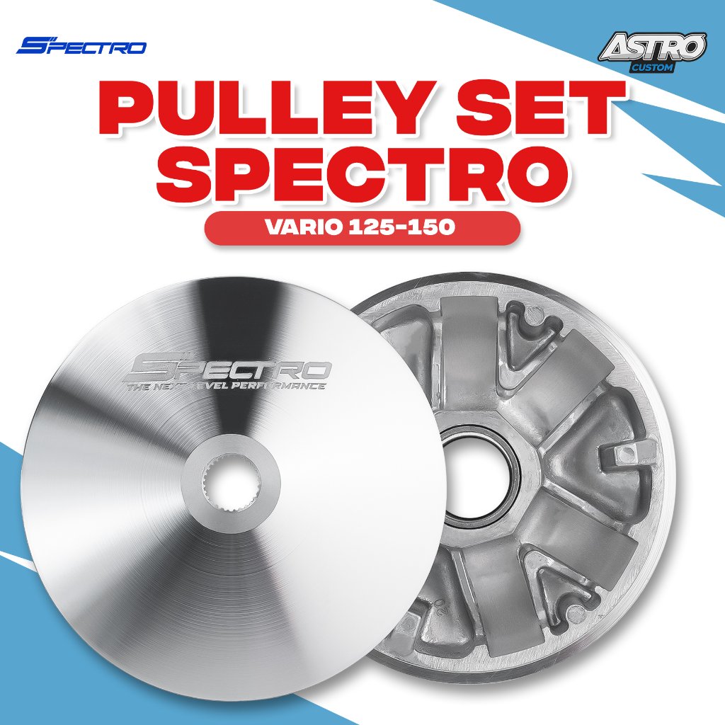 Spectro Pulley Rumah Roller Vario 125 150 PCX LOKAL ADV 160 Stylo Kipas Pully Set Upgrade CVT Kirian