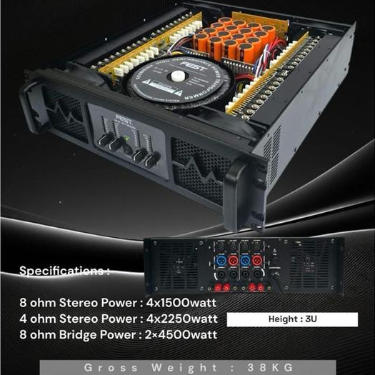 Power amplifier fest hx41500 hx-41500 original