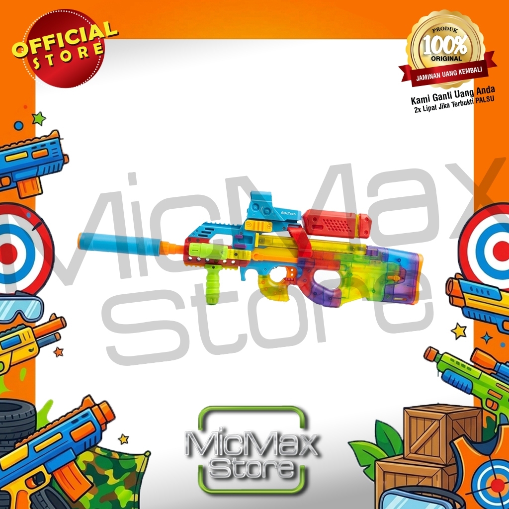 Mainan Anak Water Gel Blaster P90 P 90 Tembakan Water Jelly Toys