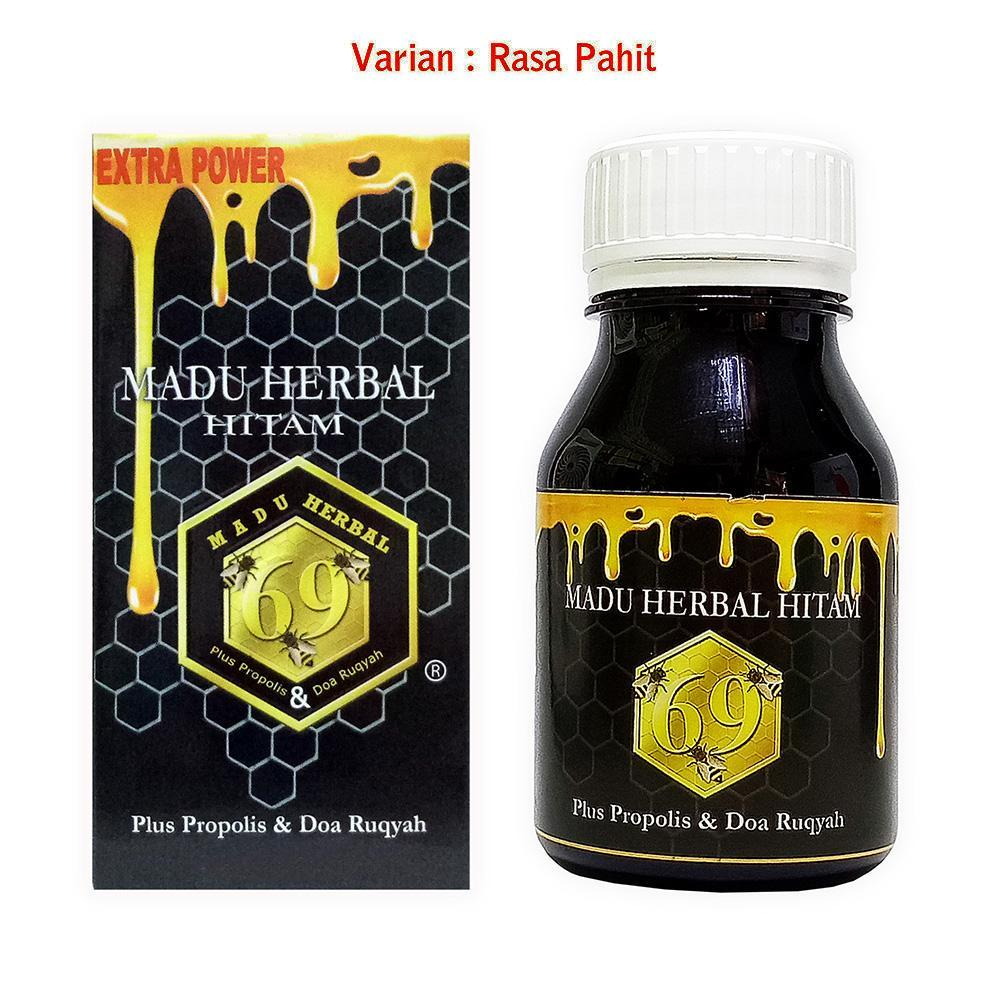 Madu Hitam Pahit Herbal 69 Plus Propolis Isi 400gram