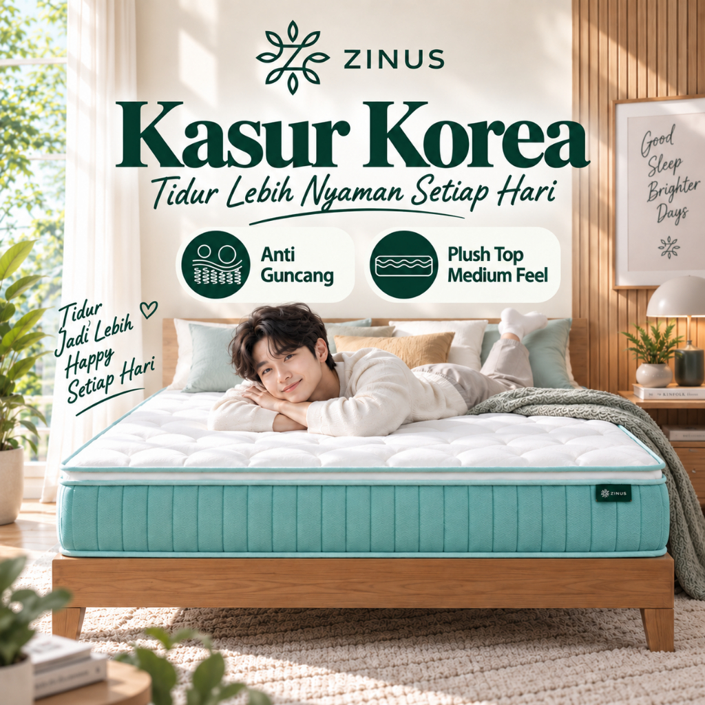 Kasur Korea Spring Bed Zinus Signature Comfort