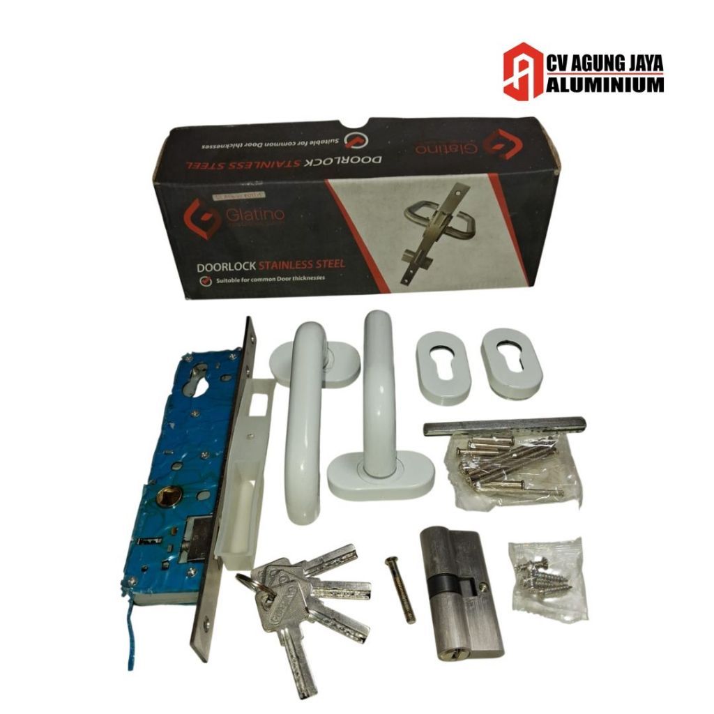 HANDLE SLOT GLATINO GLT 201 SET UNTUK PINTU ALUMINIUM